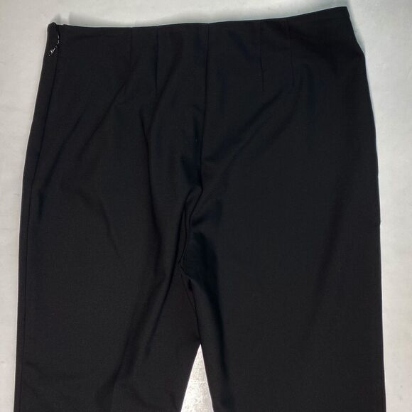 St John Sport Cropped Dress Pants Womens 6 Black Midrise USA EUC - Picture 10 of 12